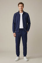Men Set | Stand Collar Zip Jacket and Jogger Two-Piece