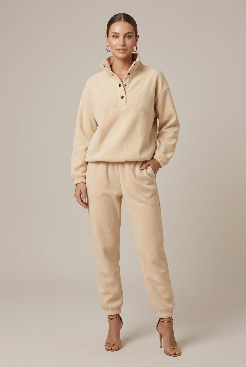 Women Set | Relaxed Fit Sweater and Jogger Two-Piece