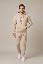 Men Set | Hoodie and Jogger with Graphic Print Regular Fit