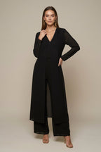 Women Set | Sheer Long Top and Matching Trousers Duo
