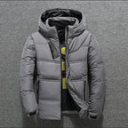 Men Jacket | Quilted Down Fill with Stand Collar Full Zip