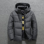 Men Jacket | Quilted Down Fill with Stand Collar Full Zip