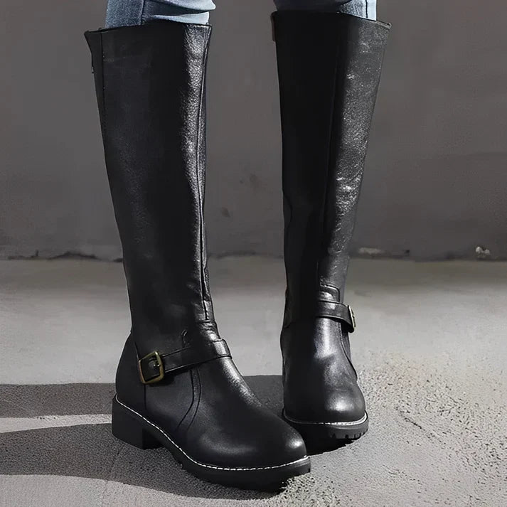 Women Ankle Boots Closed Toe Sturdy Sole Ankle Length - Evergreen Outfits - Women Boots