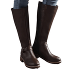 Women Ankle Boots Closed Toe Sturdy Sole Ankle Length - Evergreen Outfits - Women Boots