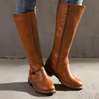 Women Ankle Boots Closed Toe Sturdy Sole Ankle Length - Evergreen Outfits - Women Boots