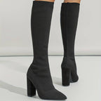 Women Ankle Boots High Heel Structured Upper Design - Evergreen Outfits - Women Boots