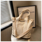 Women Bag | Tote with Adjustable Strap and Front Pocket - Evergreen Outfits- Bags