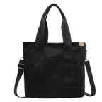 Women Bag | Tote with Adjustable Strap and Front Pocket - Evergreen Outfits- Bags