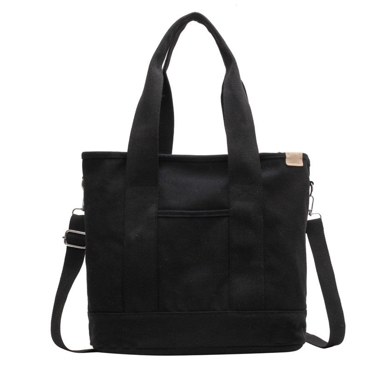 Women Bag | Tote with Adjustable Strap and Front Pocket - Evergreen Outfits- Bags