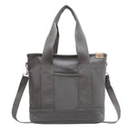 Women Bag | Tote with Adjustable Strap and Front Pocket - Evergreen Outfits- Bags