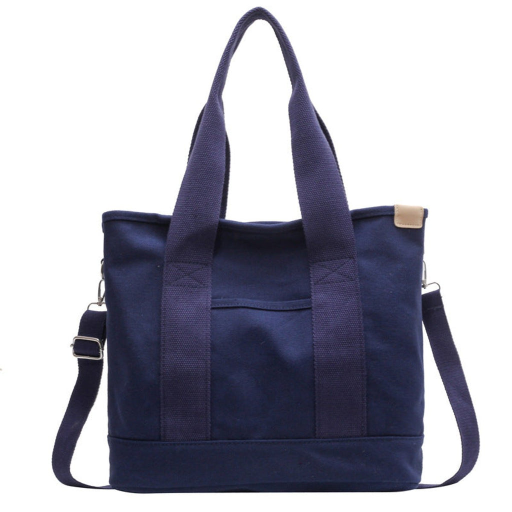 Women Bag | Tote with Adjustable Strap and Front Pocket - Evergreen Outfits- Bags