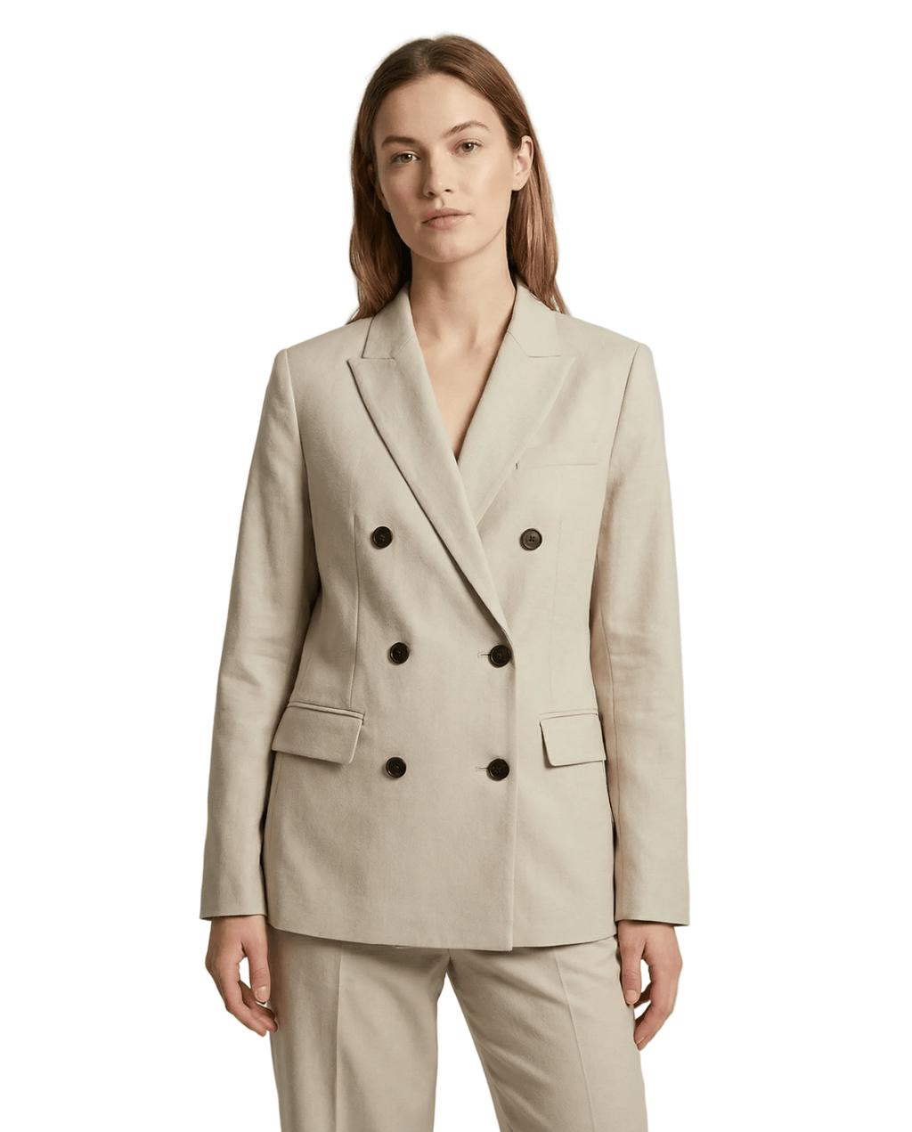 Women Blazer Jacket Tailored Fit Peak Lapel Design - Evergreen Outfits - Women Blazer