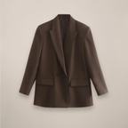 Women Blazer Slim Fit Double Breasted Button Closure - Evergreen Outfits - Women Blazer