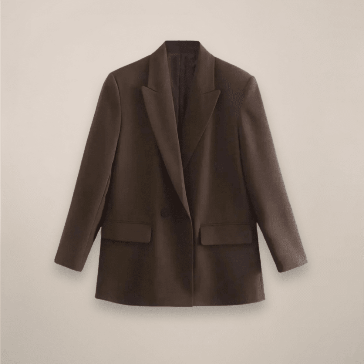 Women Blazer Slim Fit Double Breasted Button Closure - Evergreen Outfits - Women Blazer