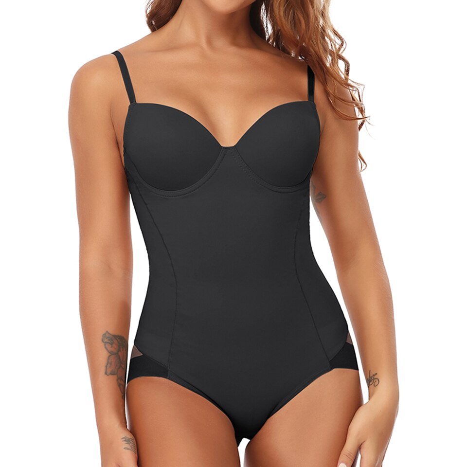 Women Bodysuit One Piece Underbust Support Closed Back - Evergreen Outfits - Women Bodysuit