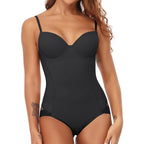 Women Bodysuit One Piece Underbust Support Closed Back - Evergreen Outfits - Women Bodysuit