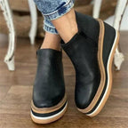 Women Boots | Chelsea Ankle Style with Platform Sole - Evergreen Outfits- Boots