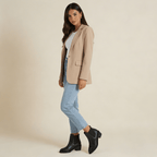 Women Boots Chelsea Design Ankle Length Block Heel Slip On - Evergreen Outfits - Women Boots