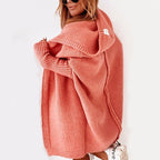 Women Cardigan | Hooded Open Front Long Cut Coverage - Evergreen Outfits- Cardigans