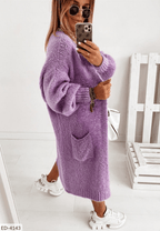 Women Cardigan | Open Front Loose Fit with Hip Pockets - Evergreen Outfits- Cardigans