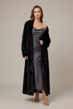 Women Cardigan | Open-Front Maxi Length Drop-Shoulder Fit - Evergreen Outfits- Cardigans