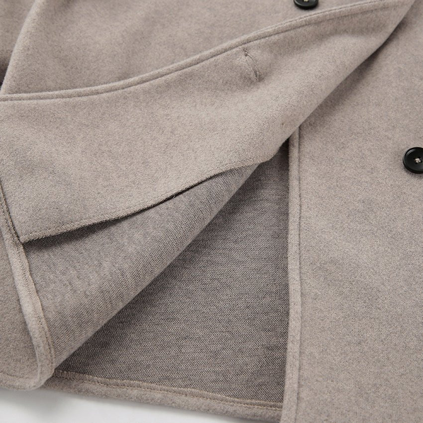 Women Coat | Double-Breasted Structured Fit for Cooler Seasons - Evergreen Outfits- Coats