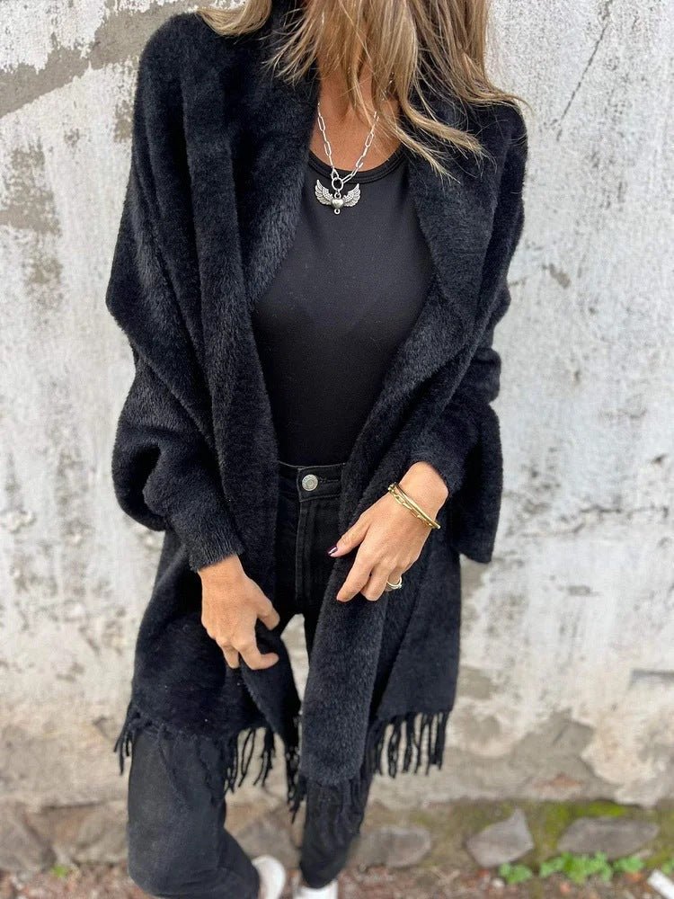 Women Coat | Extended Length with Long Sleeve Cold Weather Fit - Evergreen Outfits- Coats