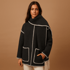 Women Coat | Fitted Tailored Silhouette for Winter Wear - Evergreen Outfits- Coats