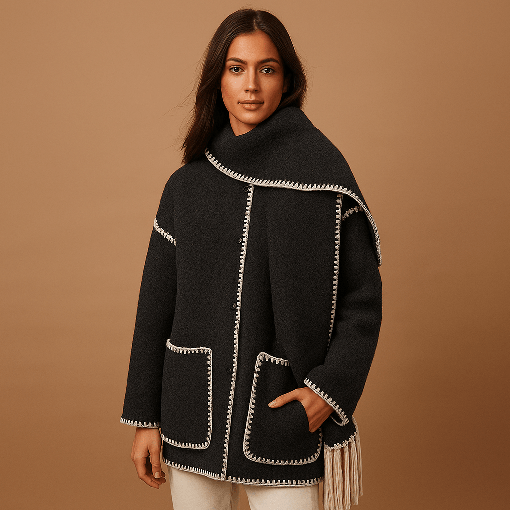 Women Coat | Fitted Tailored Silhouette for Winter Wear - Evergreen Outfits- Coats