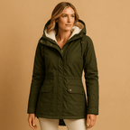 Women Coat | Full-Length Slim Fit for Cold Weather - Evergreen Outfits- Coats