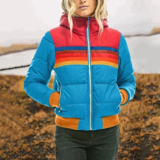 Women Coat | Plush Fabric with Full-Length Relaxed Silhouette - Evergreen Outfits- Coats