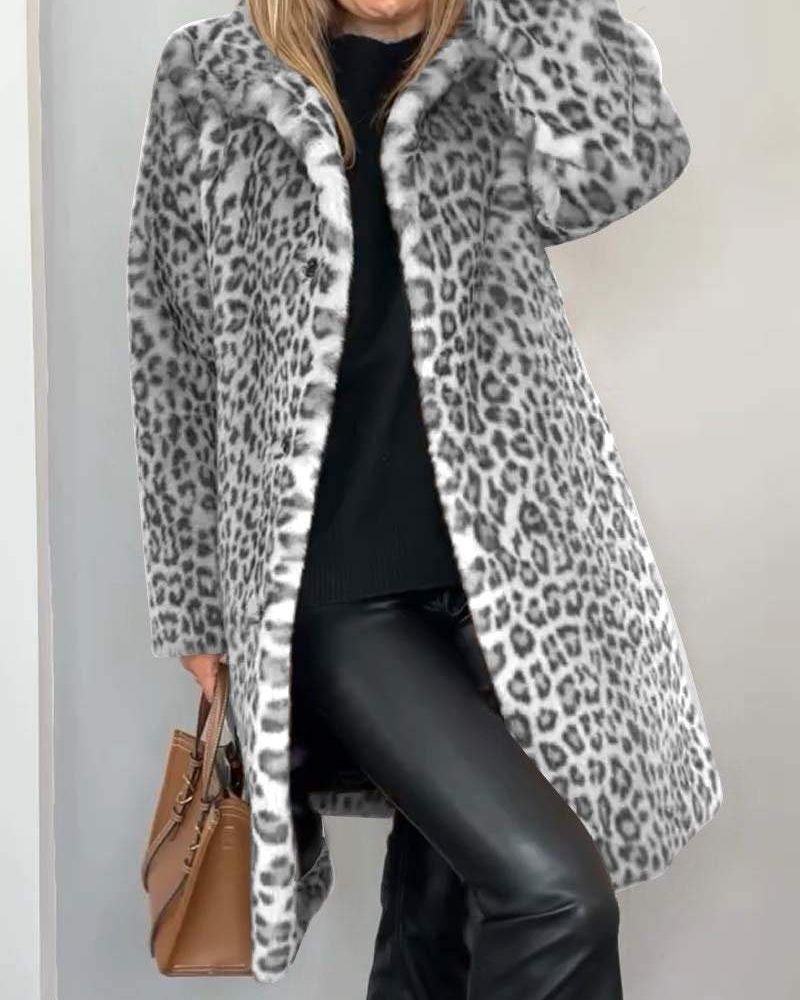 Women Coat | Relaxed Fit with Open Front and Notch Collar - Evergreen Outfits- Coats