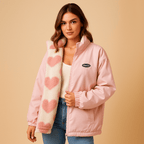 Women Coat | Reversible Relaxed Fit with Front Closure - Evergreen Outfits- Coats