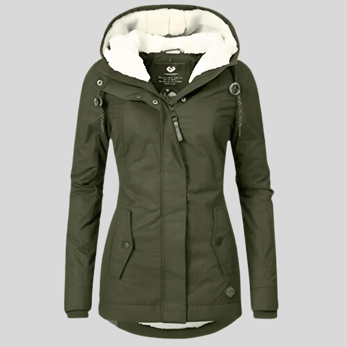 Women Coat | Waterproof Insulated Hood for Rain and Snow - Evergreen Outfits- Sets