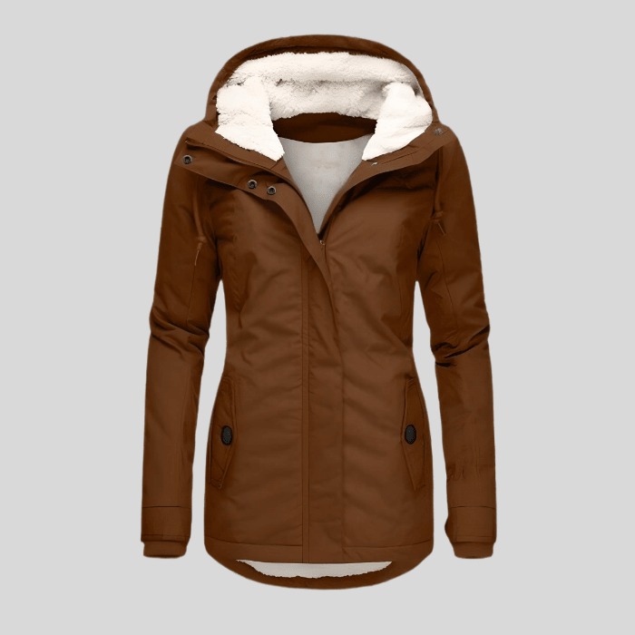 Women Coat | Waterproof Insulated Hood for Rain and Snow - Evergreen Outfits- Sets
