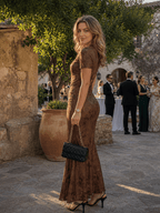 Women Dress | Floral Maxi Cut with Ruched Waist Detail - Evergreen Outfits- Dresses