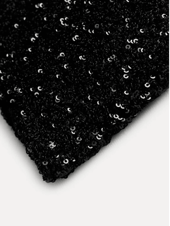 Women Dress | Sequin Mini Cut with Slim Fit Design - Evergreen Outfits- Dresses