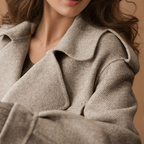 Women Jacket | Cropped Fit with Asymmetric Zip Front - Evergreen Outfits- Jackets