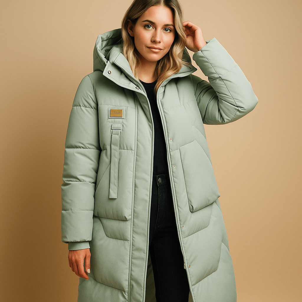 Women Jacket | Fitted Cut with Zip Front Closure Winter - Evergreen Outfits- Jackets