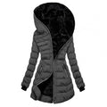 Women Jacket | Quilted Hood and Full-Zip Insulated Lining - Evergreen Outfits- Jackets