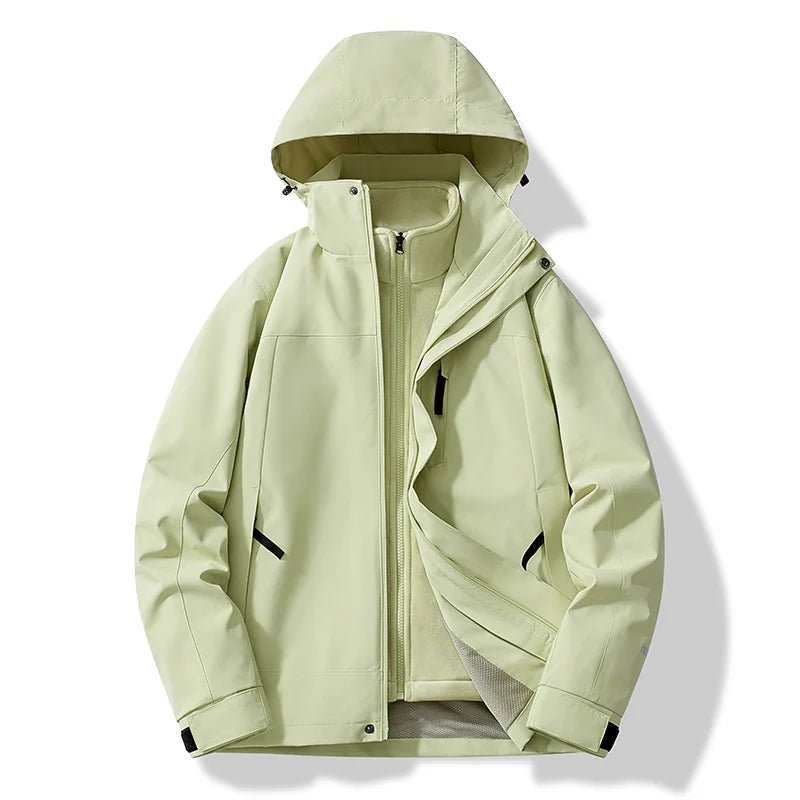 Women Jacket | Windproof Design with Adjustable Hood Fit - Evergreen Outfits- Jackets