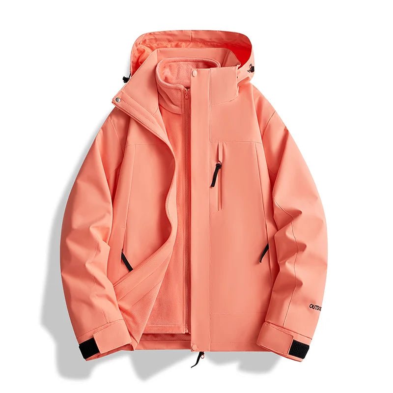 Women Jacket | Windproof Design with Adjustable Hood Fit - Evergreen Outfits- Jackets