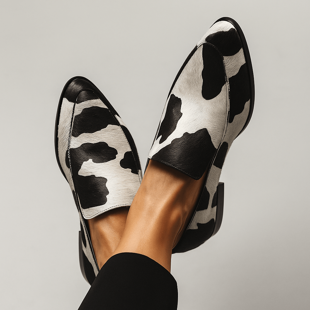 Women Loafers Modern Clean Lines Slip On Closure Style - Evergreen Outfits - Women Loafers