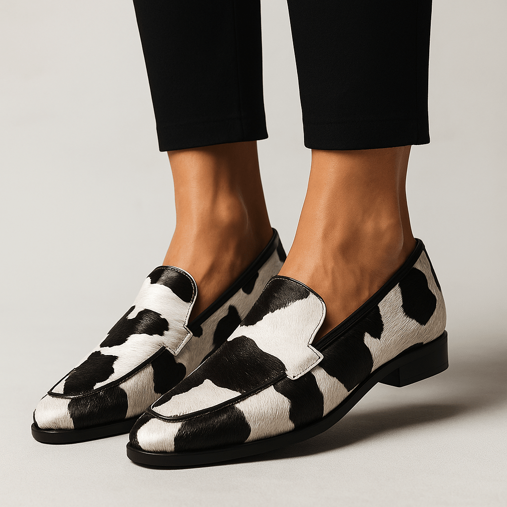 Women Loafers Modern Clean Lines Slip On Closure Style - Evergreen Outfits - Women Loafers
