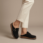 Women Loafers Slip On Closure Buckle Detail Design - Evergreen Outfits - Women Loafers