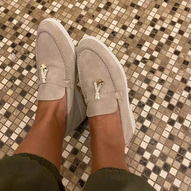 Women Loafers Slip - On Flat Low Profile Design - Evergreen Outfits - Women Loafers