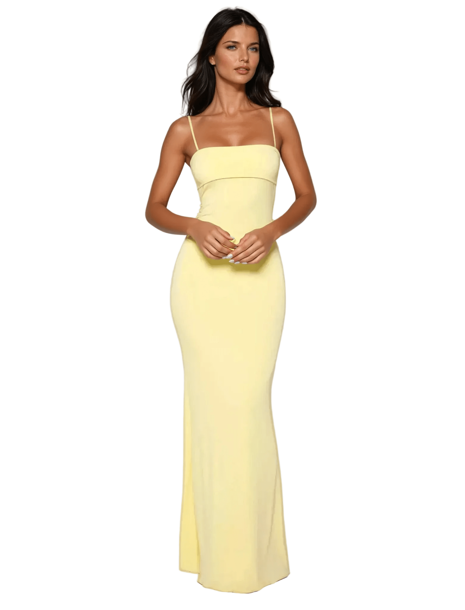 Women Maxi Dress Bodycon Backless Sleeveless Strappy - Evergreen Outfits - Women Maxi Dress