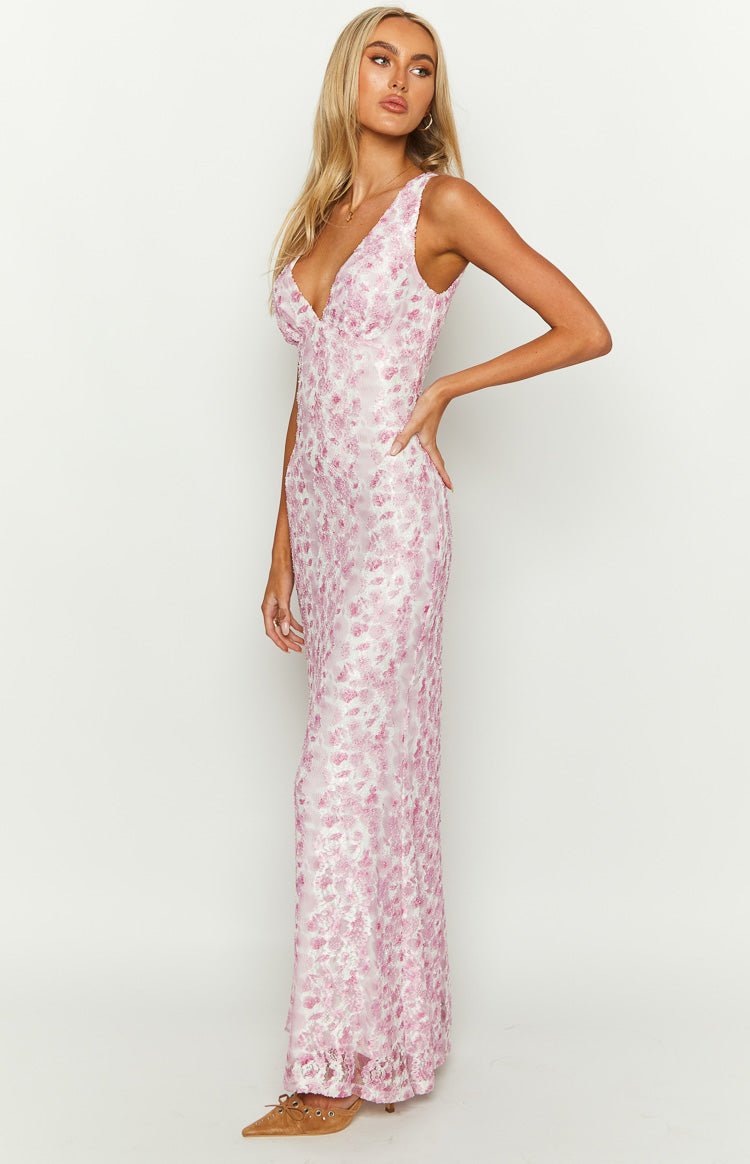 Women Maxi Dress Sleeveless Bodycon V - Neck Fit - Evergreen Outfits - Women Maxi Dress
