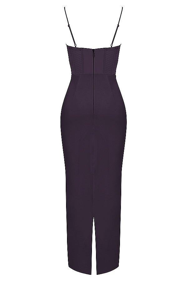Women Maxi Dress Sleeveless Corset Fitted Design - Evergreen Outfits - Women Maxi Dress
