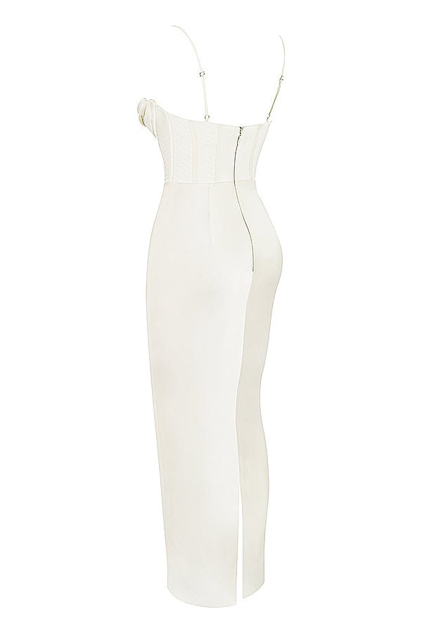 Women Maxi Dress Sleeveless Corset Fitted Design - Evergreen Outfits - Women Maxi Dress